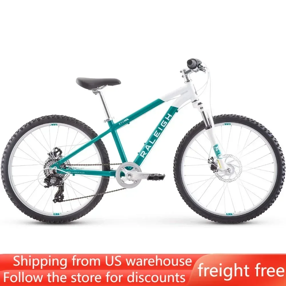 

Bikes Eva 24 Kids Hardtail Mountain Bike for Girls Youth 8-12 Years Old Freight Free Adult Bicycle Road Men Cycling Sports