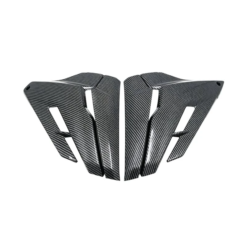 A80X Motorcycle Fairing Lower Spoiler Protector Radiator Side Panels For DUCATI Streetfighter V2 2021-2024 Carbon Fiber