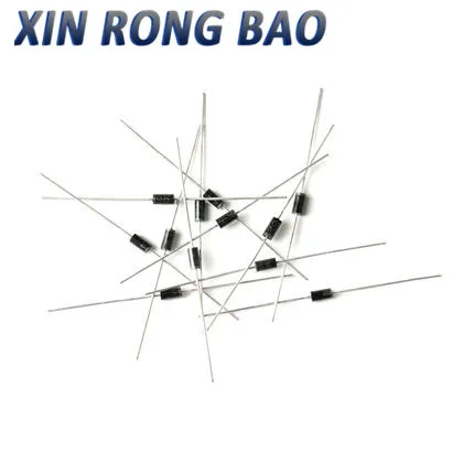 100Pcs Rectifier Diodes 1A DO-41 1N4001 1N4002 1N4004 1N4007 50V 100V 200V 400V 1000V in4007