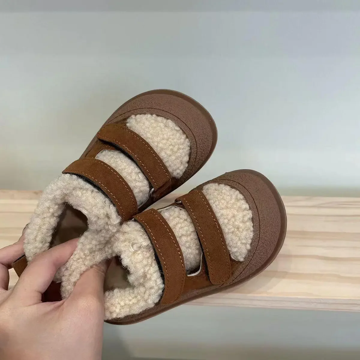 Winter Pluche Baby Laarzen Meisje Laarzen Casual Peuter Warme Zachte Zool Peuter Schoenen Voor Meisjes Jongens Laarsjes