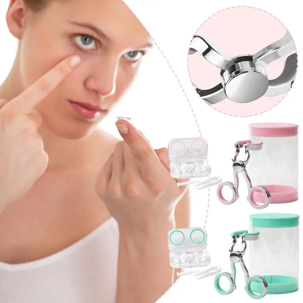 عدسات لاصقة ملونة مع أدوات مساعدة، عدسات لاصقة ترتدي أدوات نقالة مبتدئة للعين C2J6