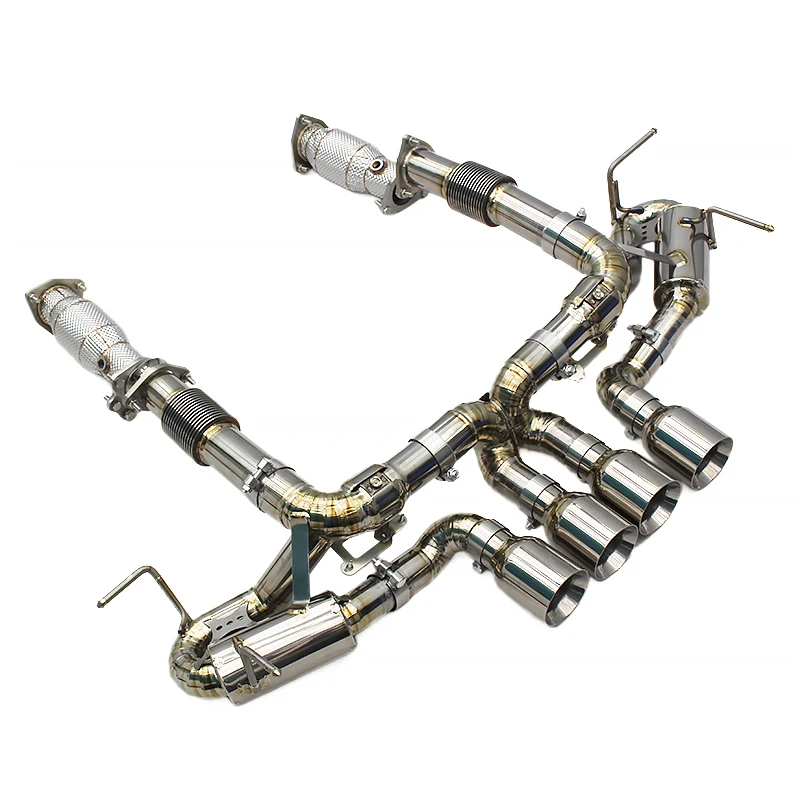 

YD OEM Valved Catback Exhaust Downpipe With Catalyst for Chevrolet CORVETTE C8 Z06 2019-2025 Titanium Boska Exhaust System