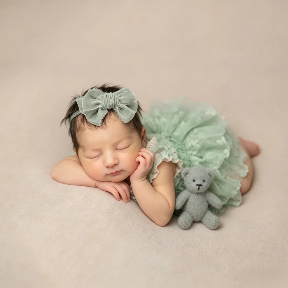 newborn-photography-props-girl-lace-dress-infant-photoshoot-outfits-vintage-princess-romper-baby-photo-studio-posing-clothing