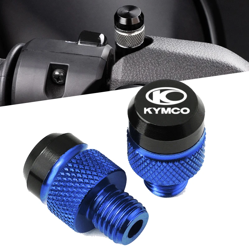 For Kymco Xciting 250 300 500 400 Downtown 300 350 125 Accessories Motorcycle M10*1.25 CNC Mirror Hole Plugs Screws Bolt