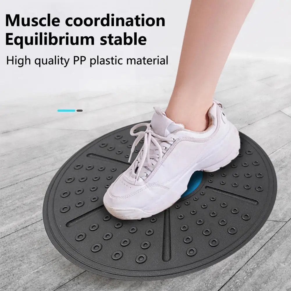 Balance Board Massage Contact Design Anti-slip Round Shape Rotatable Stable Body Shaping Fitness Waist Twisting Disc Daily Use