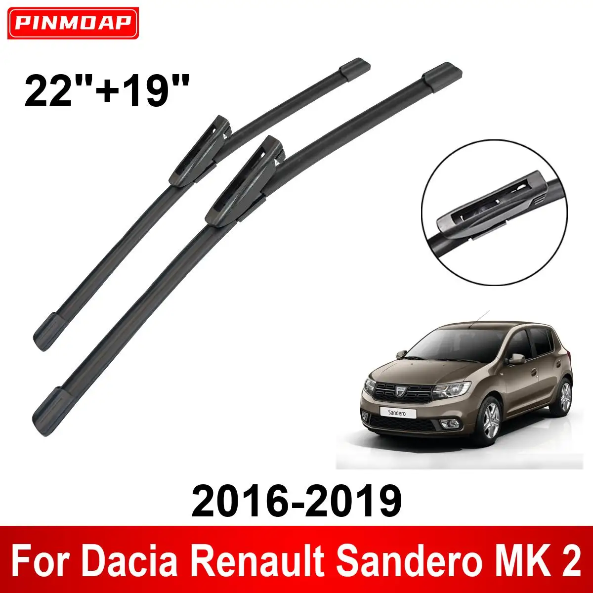 Car Wiper for Dacia Renault Sandero MK 2 2016-2019 22