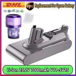 Replacement Lithium Battery For Dyson V11 Batterie SV15 Absolute Pro Fluffy Motorhead SV14 SV15 SV17 Battery Vacuum Cleaner