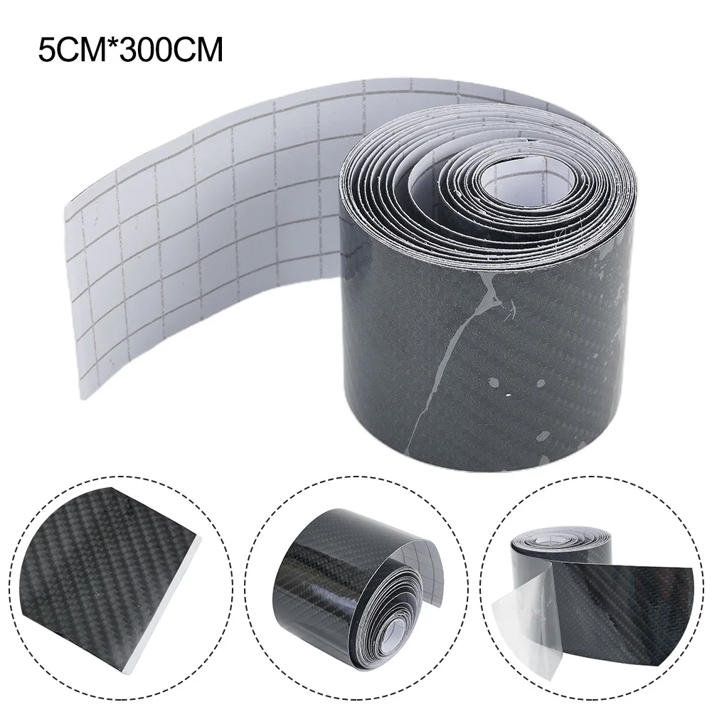 عالية الجودة السيارات السقف جذع الأغطية اكسسوارات عتبة باب السيارة حامي قطاع ثلاثية الأبعاد 5 سنتيمتر x 3 متر العلامة التجارية الجديدة الداخلية اكسسوارات #5