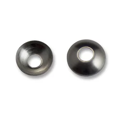 Countbass 100pcs Stainless Steel Round Cap for Propeller, Rivets,Cup Washers,DIY Topwater Popper Fishing Lure, Tackle Craft