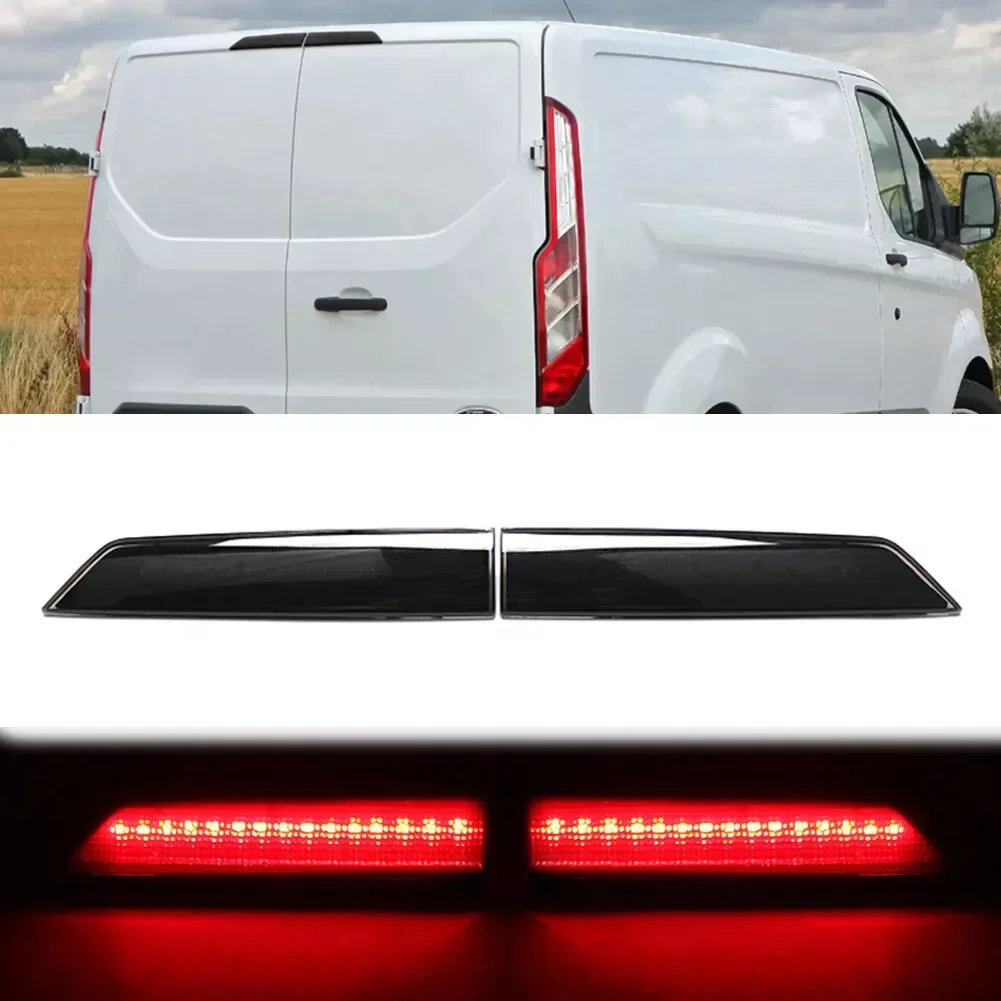 Barn Door Models LED Third Brake Light Stop Light Lamp GK21-13N408-AB 2009952 2009953 For Ford Transit/ Tourneo Custom 2012-up