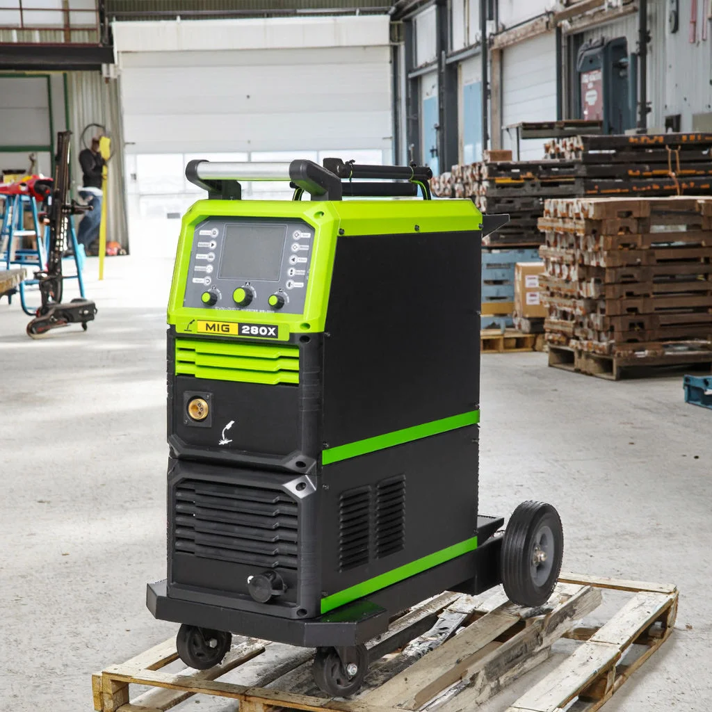 New Heavy Duty 280A Inverter MIG Welder IGBT Technology KindArc MIG-280G PLUS Model 85% Efficiency Water Cooling System For