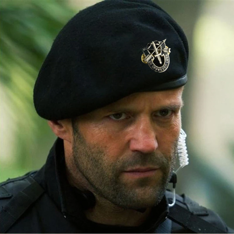 US Military Beret Army Soldier Group Hat Men Women Field Training Combat Tactical Caps Uniform Accessories Woolen Hat Unisex