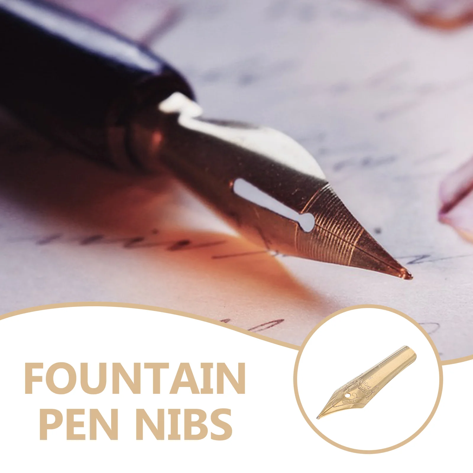 Pen Accessories Fountain Replace Nibs Students Replaceable for Calligraphy Metal