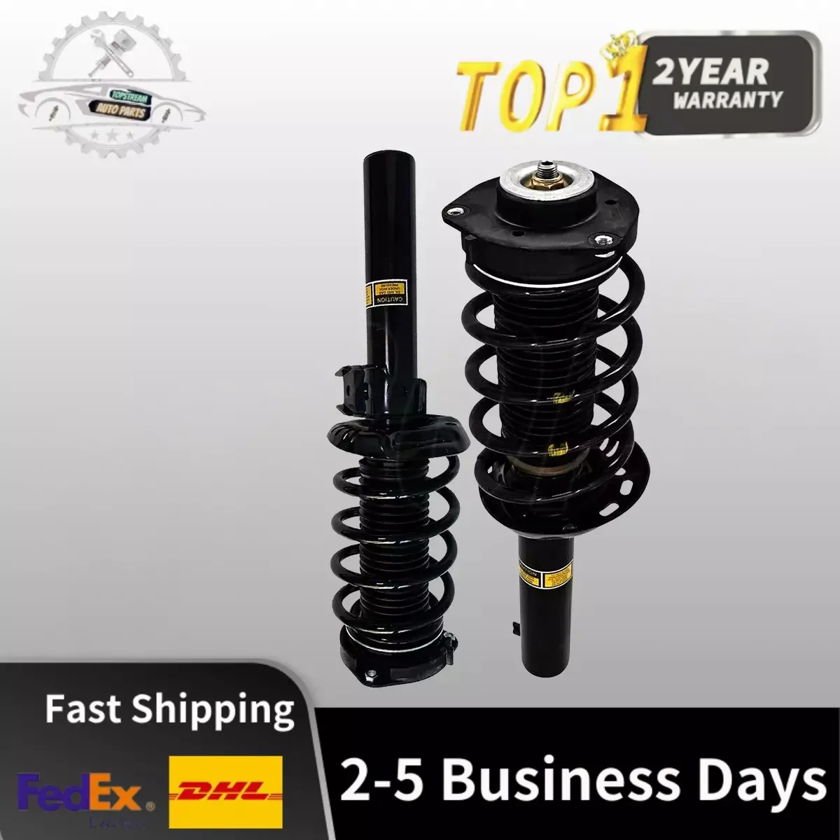 

2x Front Shock Struts Assys MagneRide Fit Audi TT MKII TTS TTRS Quattro FWD 07-