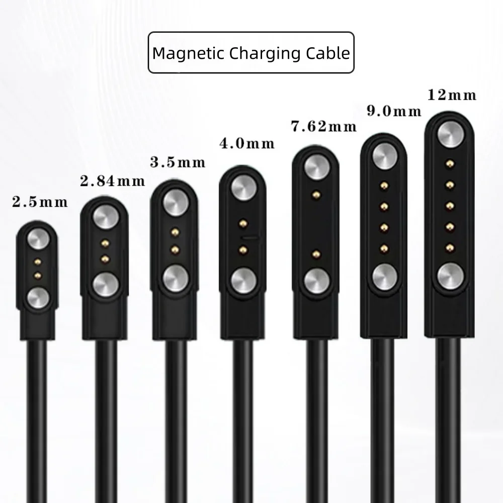 Magnetisches Ladekabel für Smartwatch, USB-Ladegerät, 2-Pin/4-Pin, langes Stromadapterkabel für Smartwatch, Entsafter, Gesichtspflegegeräte