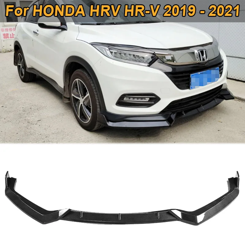 

For HONDA HRV HR-V 2019 2020 2021 Front Bumper Lip Spoiler Side Spliiter Cover Deflector Body Kit Gaurds Car Accessories