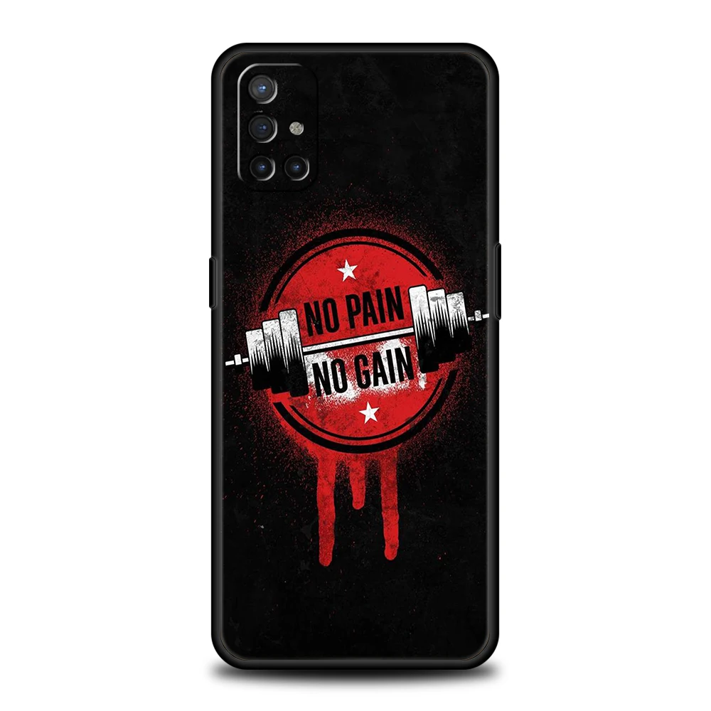 Barbell Deadlift Fitness Phone Case for Oneplus 11 10T Nord N100 N10 10 7 8 9 9R 7T 8T N200 CE 2 9RT Pro 5G Silicone Cover Shell