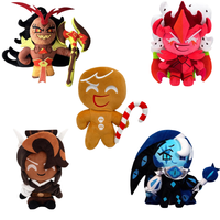 25cm Cookie Run Kingdom Plush Toy Game Characters Anime Cartoon Stuffed Doll Shadow Milk Cookie Plushie Merch Soft Game Toy Gift