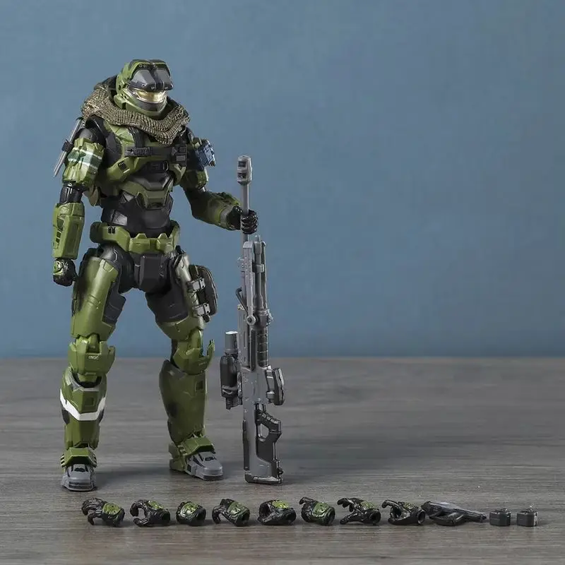 Spartan-B312 Noble Six Re:Edit 1000toys 1/12 Scale Action Figure Pvc Model Collection Gift Decoration Figurine view 4