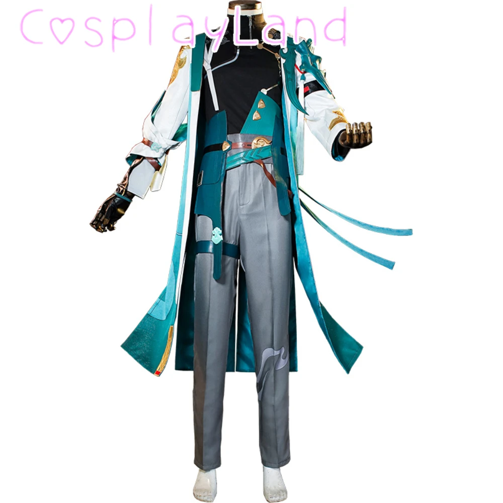 Jogo Anime Honkai Star Rail Dan Heng fantasia de cosplay para homens, Imbibitor Lunae, adereços Halloween, uniforme, plus size, XXL