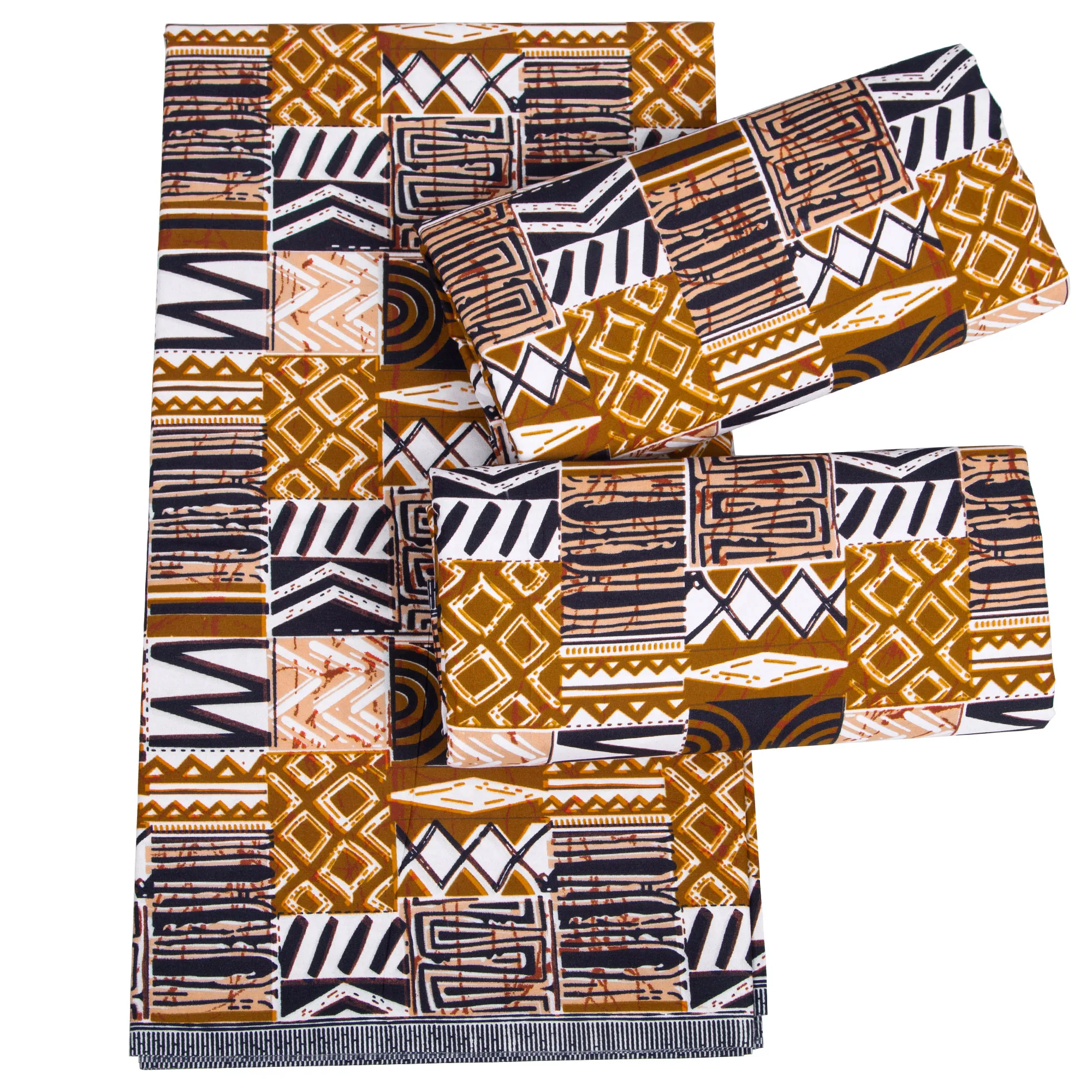 African Fabric Cloth By The Yard Ankara Print Wax Fabric for Party Dress Making and Sewing Patchwork Nigeria Kente Tissu FP6640