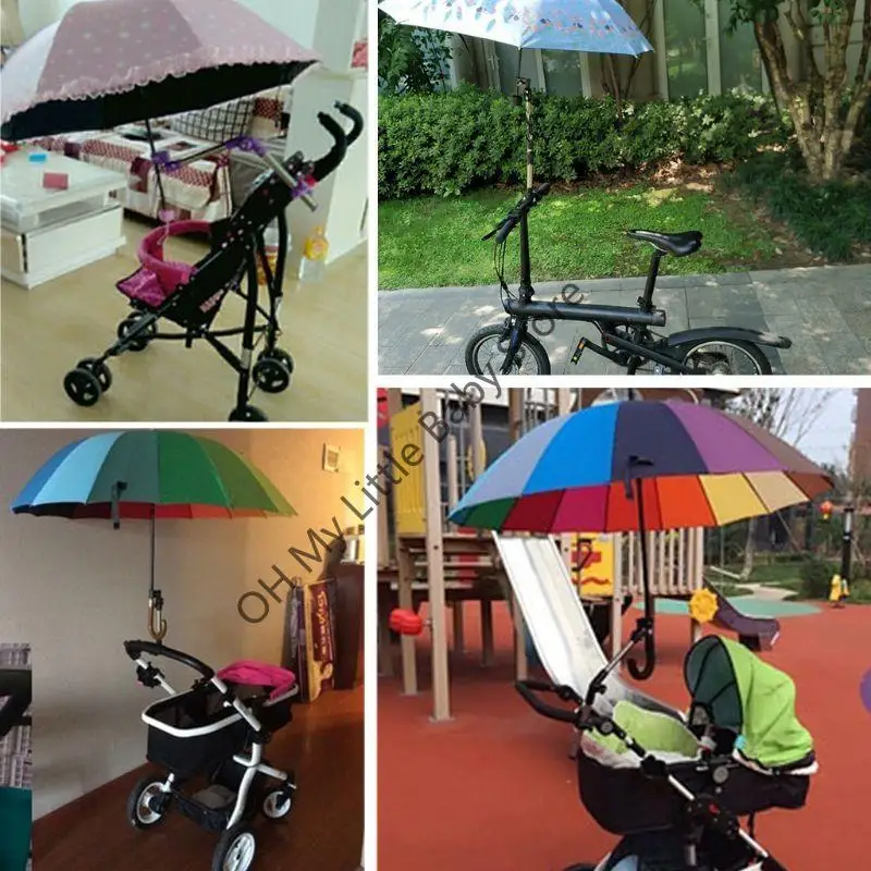 

M76C Подставка для крепления на коляску Аксессуары Регулируемый держатель для зонта для детской коляски