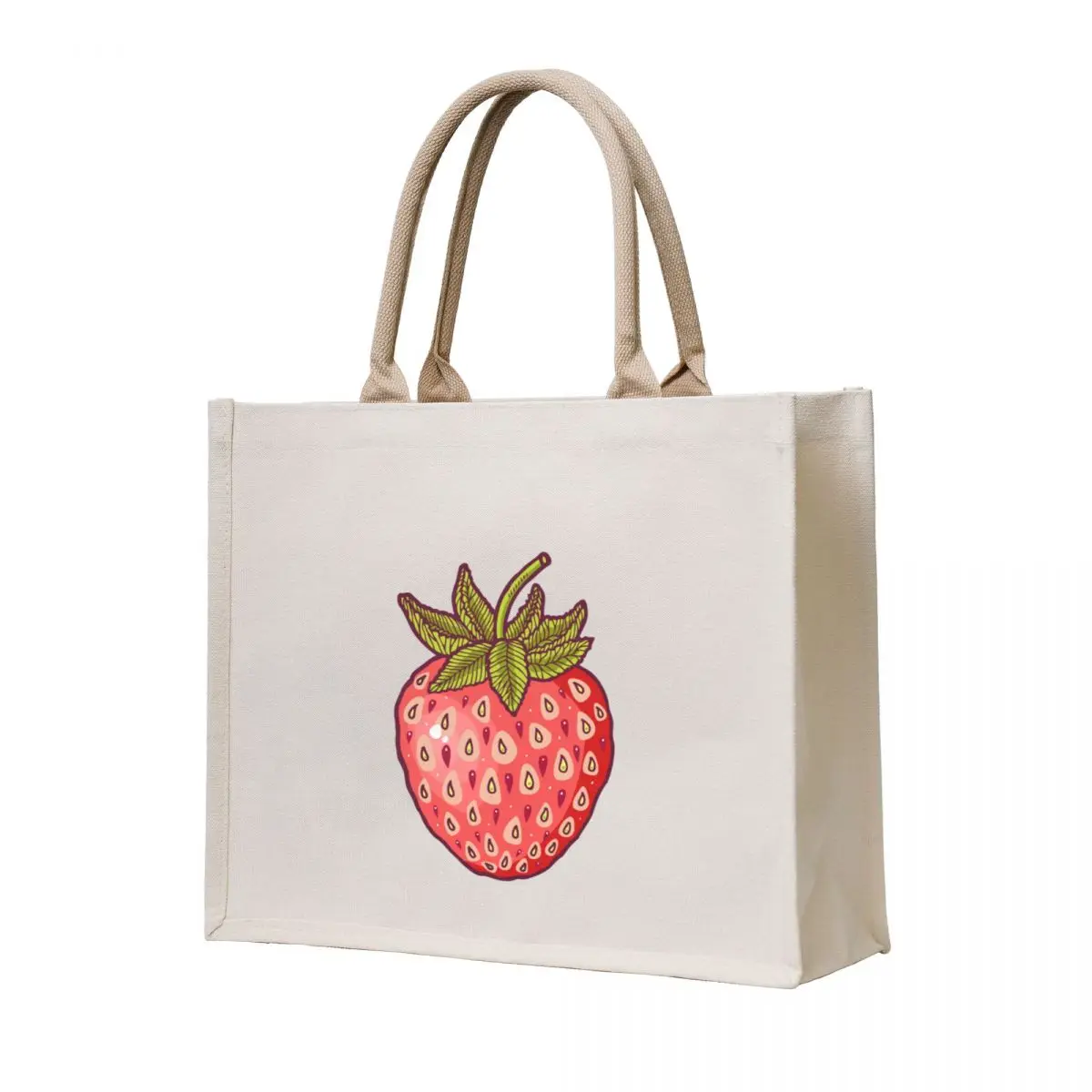 

strawberry fields Tote Bag tote bag men's Woman shopper bag cute pouch
