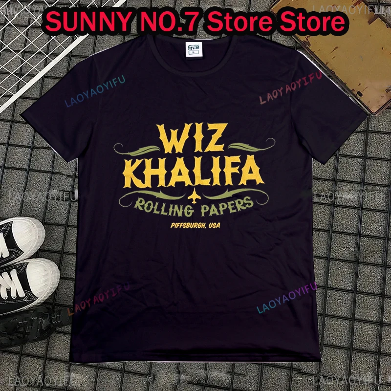 تي شيرت Wiz Khalifa Rolling Papers Piffsburgh Black تي شيرت Tour Merch SmallT