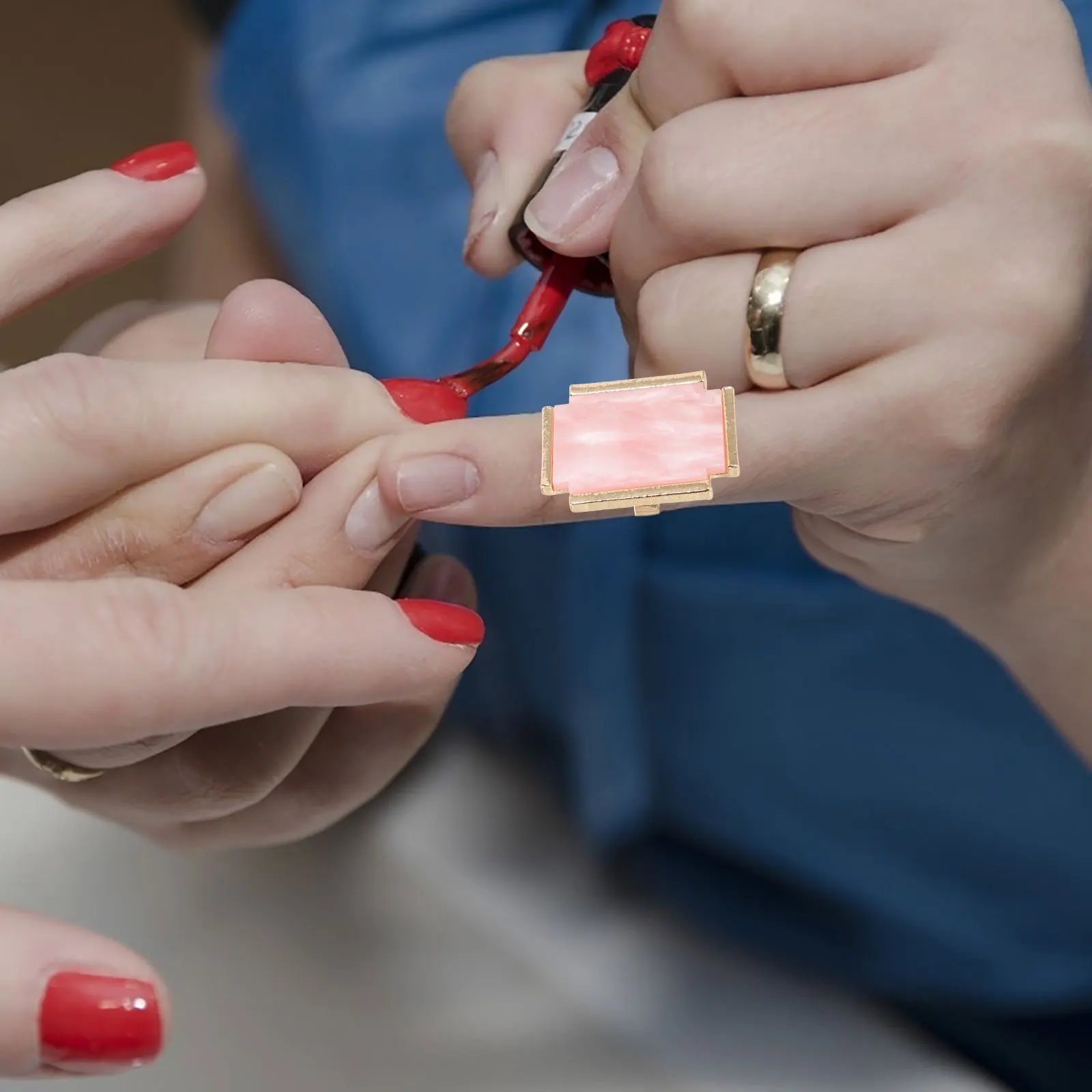 

3 Pcs Marble Pallet Nail Color Palette Stamping Plate Card Tray for Mixing Plates