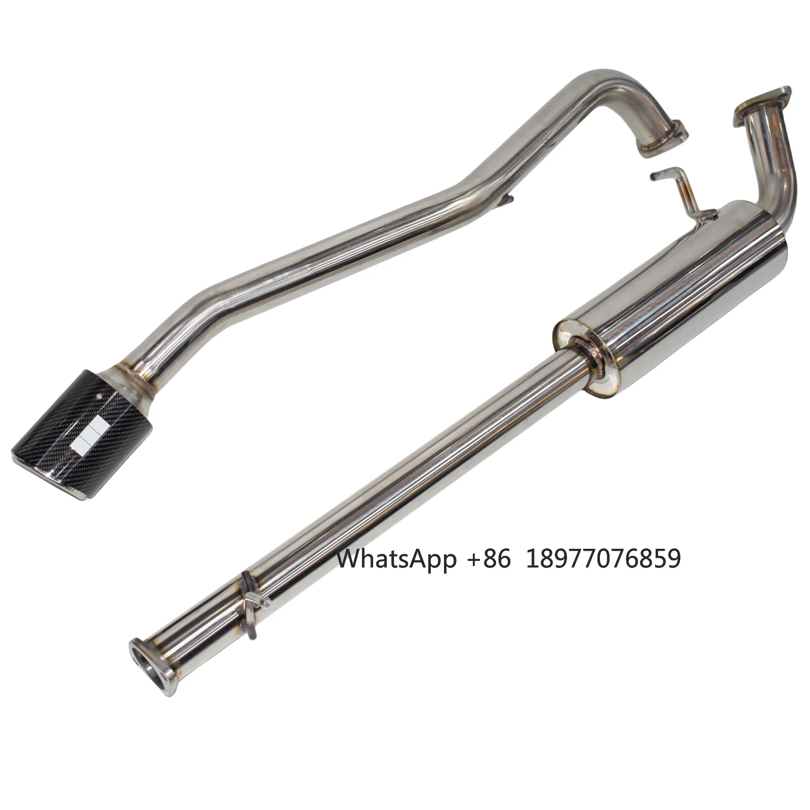 

Cat Back Exhaust System For HKS Ford Ranger T9 2022+ Single Carbon Fiber Tip Muffler Exhaust Pipe Performance Exhaust System