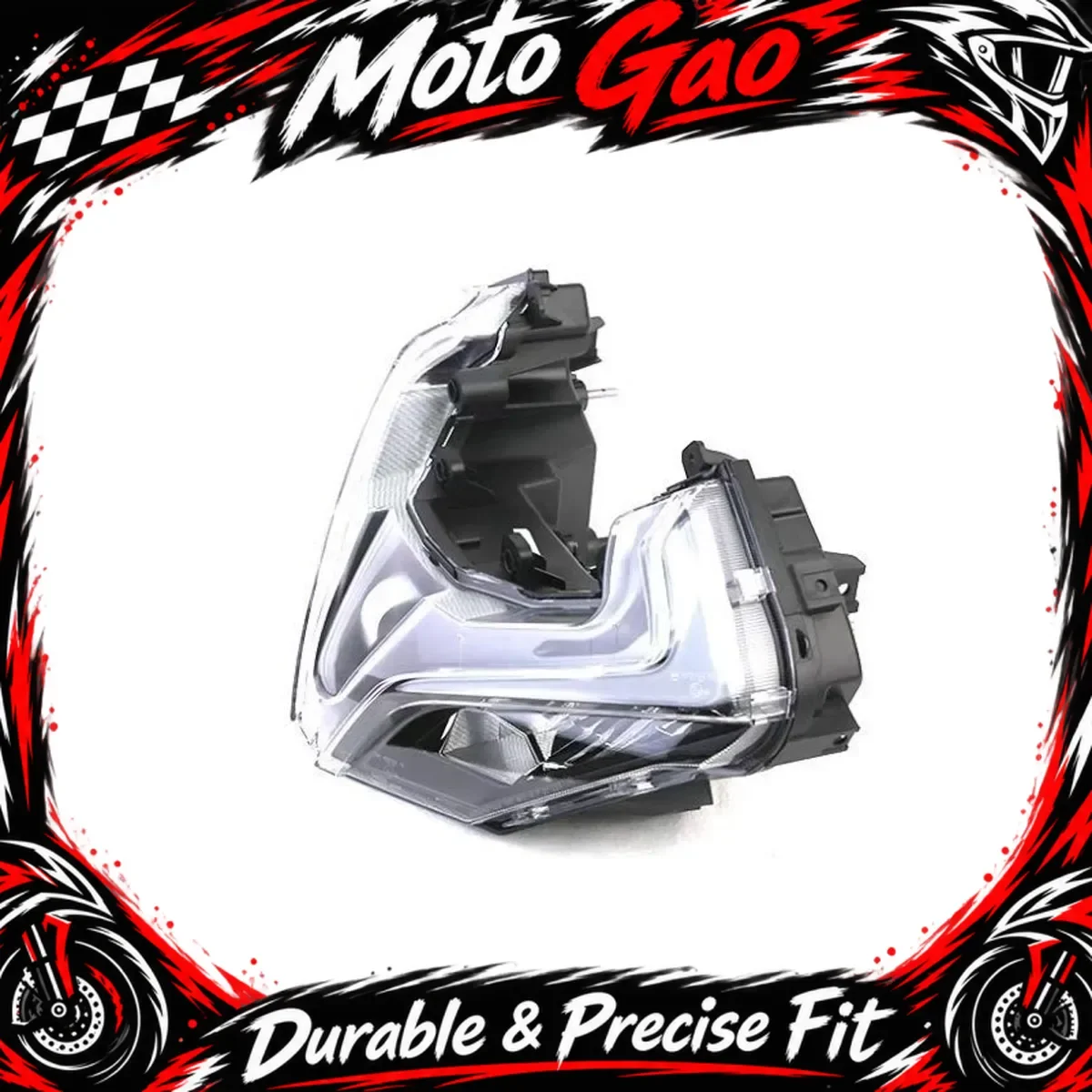 【Precise Fit】Motorcycle parts headlight assembly front panel headlight Fit For CFMOTO 250SR 2023 CF250-6C/6D