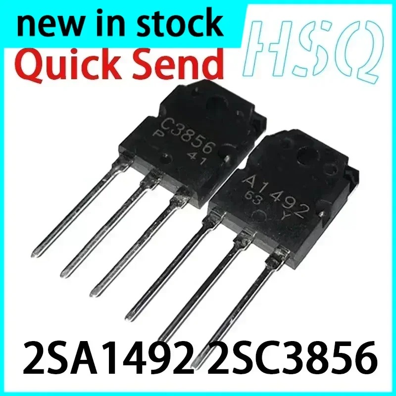 5Pair/10PCS 2SA1492 2SC3856 A1492 C3856  Amplifier To Transistor Transistor Stock