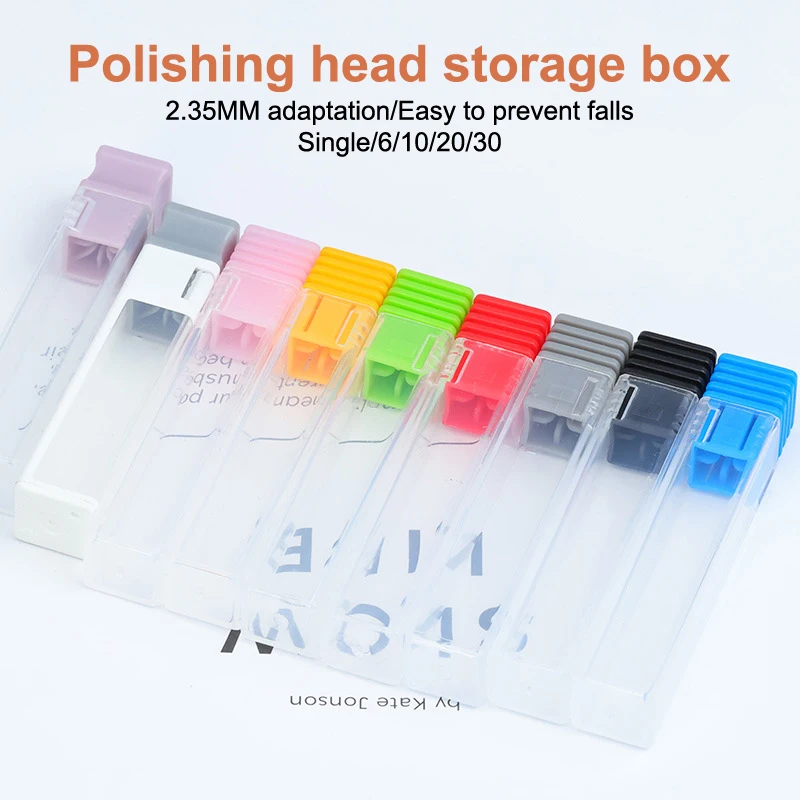 1/5 pezzi espositore per trapano per nail art scatola di immagazzinaggio punta da trapano fresa scatola di accessori strumenti per nail art