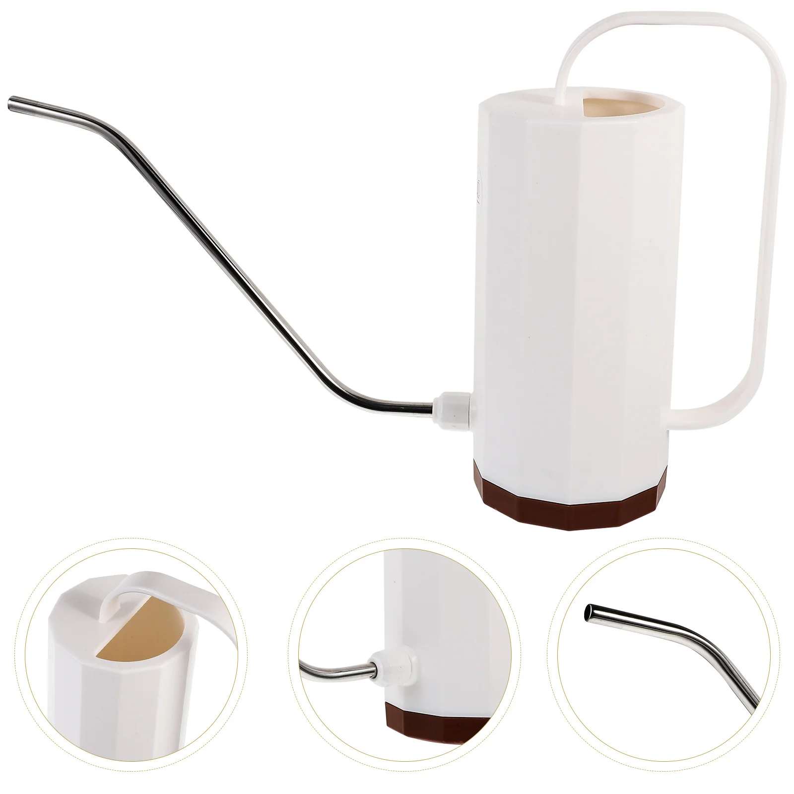 

1200Ml S Shape Watering Can Plastic Long Mouth Portable Gardening Tool Indoor Outdoor Flower Succulent Watering Kettle