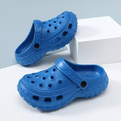 Design Children Slipper Boy Girls Shoes Summer Sandals Astronaut Excavator Water Sports Casual Sneaker Non-slip Boy Shoes Clogs