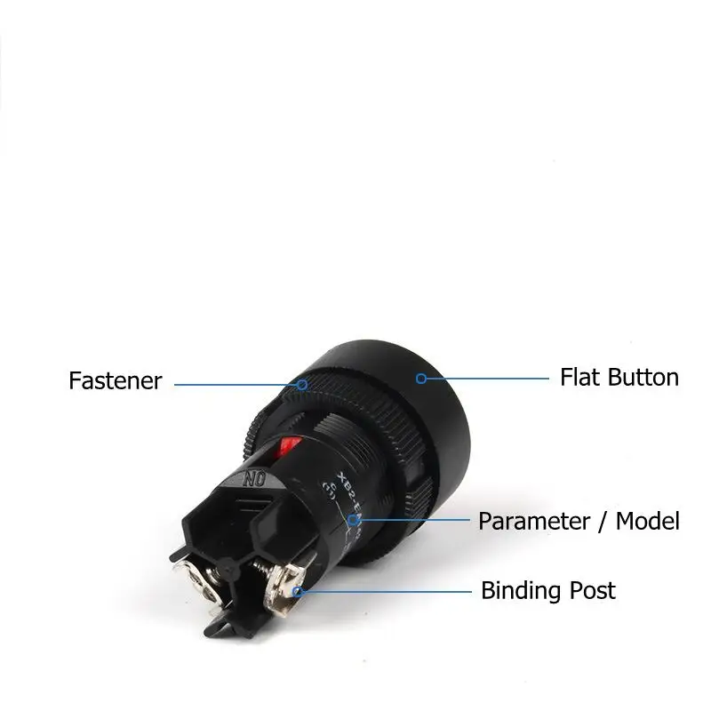 22 مللي متر لحظة الذاتي بقية Slef العودة مفتاح بـزر دفع الأحمر الأخضر الأزرق الأصفر الأسود الأبيض NO + NC XB2-EA142 XB2-EA145 XB2-EA155 #4