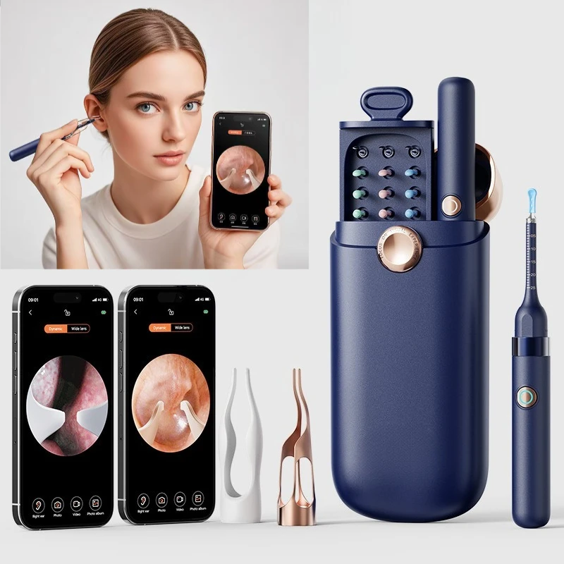 

800W HD Endoscope Multi-Functional Visual Ear Cleaning Tool Upgraded Smart Visual Ear Wax Cleaner With Camera Includes Storage