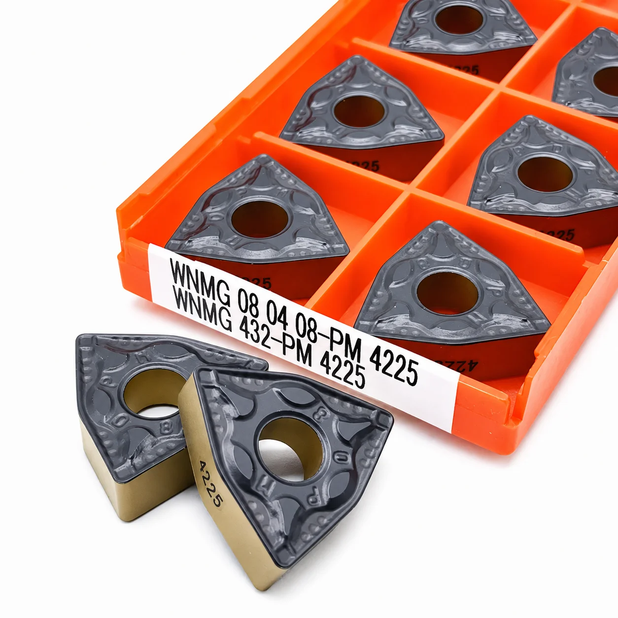 WNMG080404 WNMG080408 WNMG060408 PM4225 Carbide Inserts CNC Turning Tool Lathe Milling Cutter For Tungsten Metal Cutting Machini