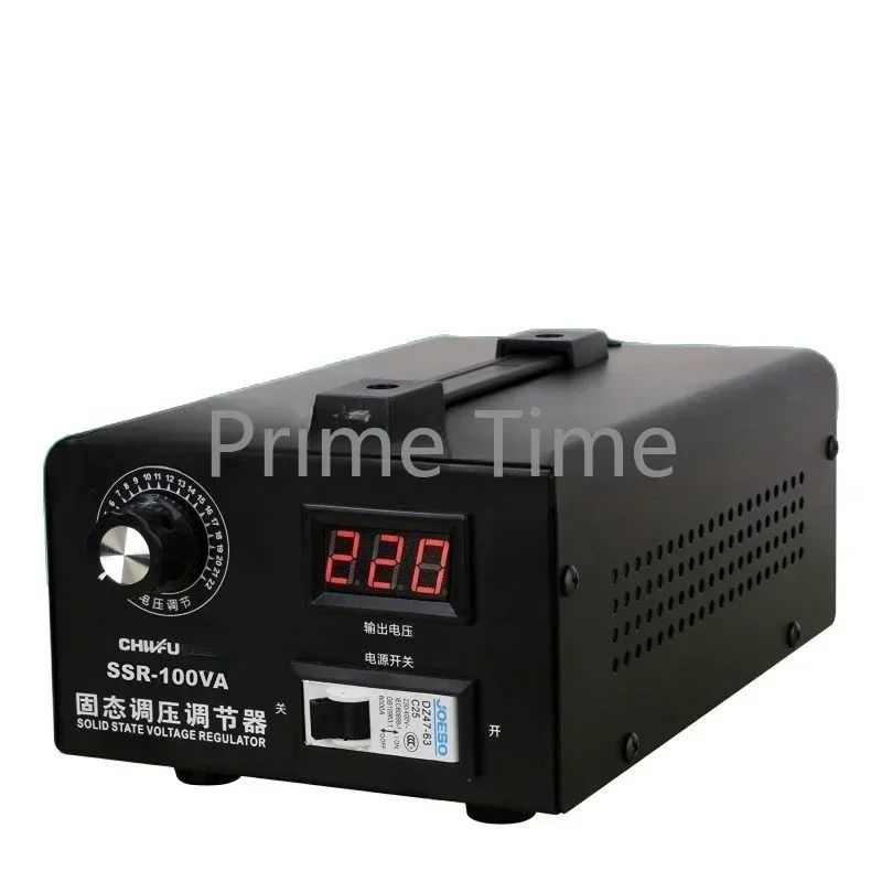 

220V SSR-60VA 6KW 100A SSR-100VA Single Phase Solid State Voltage Regulator Electronic Silicon Controlled Voltage Regulator