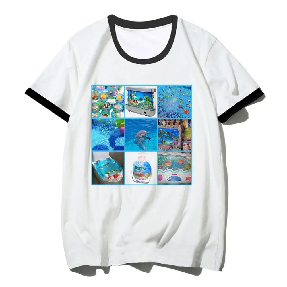 Frutiger Aero shirt girl japan korean fashion goth alternative funny tshirt funny japanese anime y2k summer