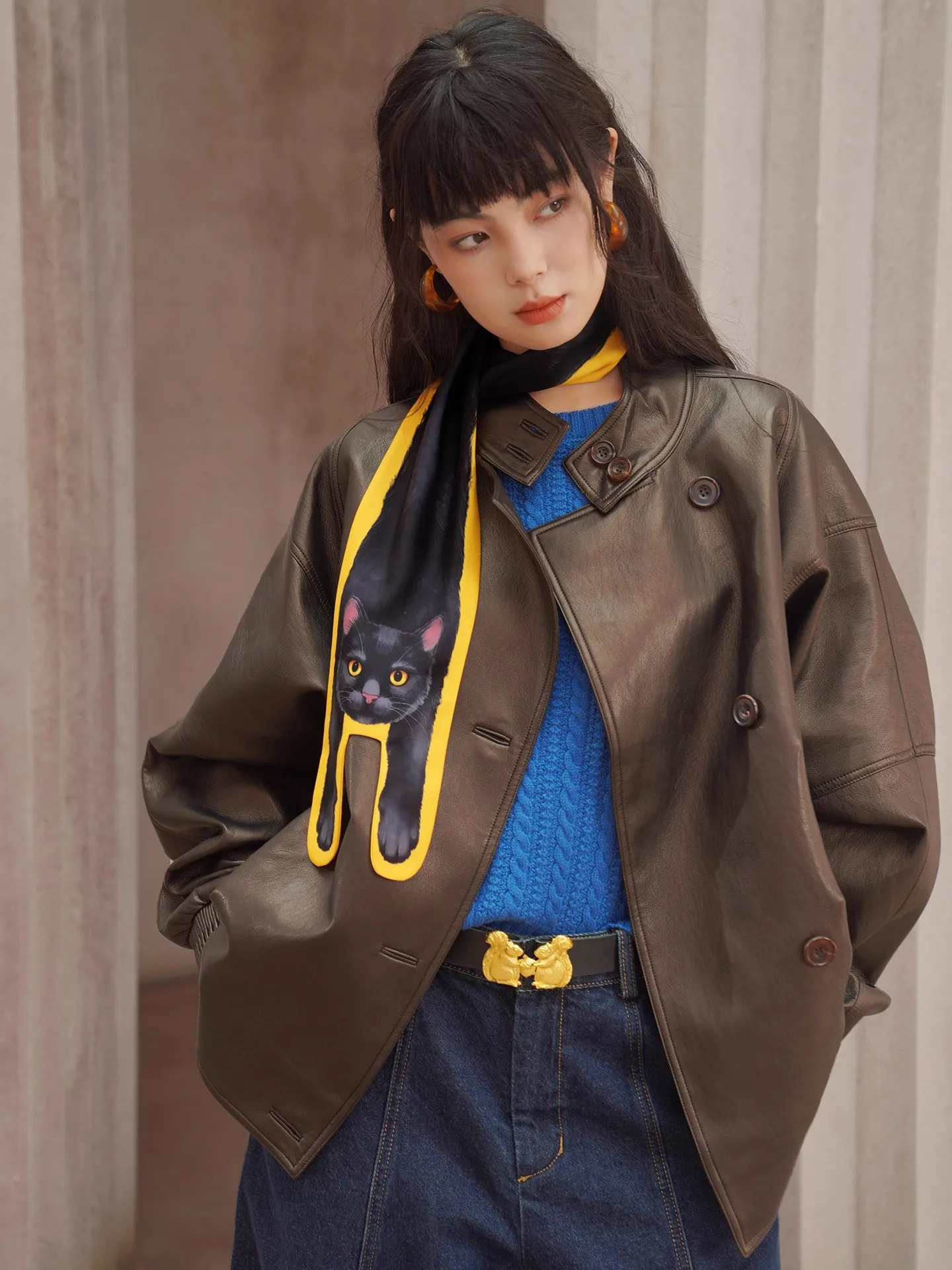 

Women's Original Design PU Motorcycle Jacket - Newly Arrived Fashionable Biker Vest for Ladies