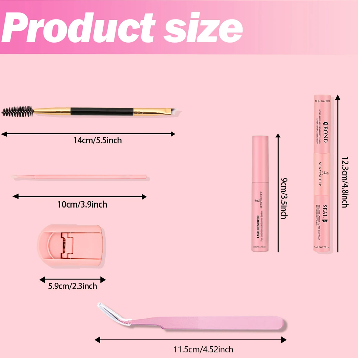 ラッシュボンドとシール 10ml 個別まつげグルー超強力ホールドとラッシュグルーリムーバー 5ml まつげカーラーピンセットキット