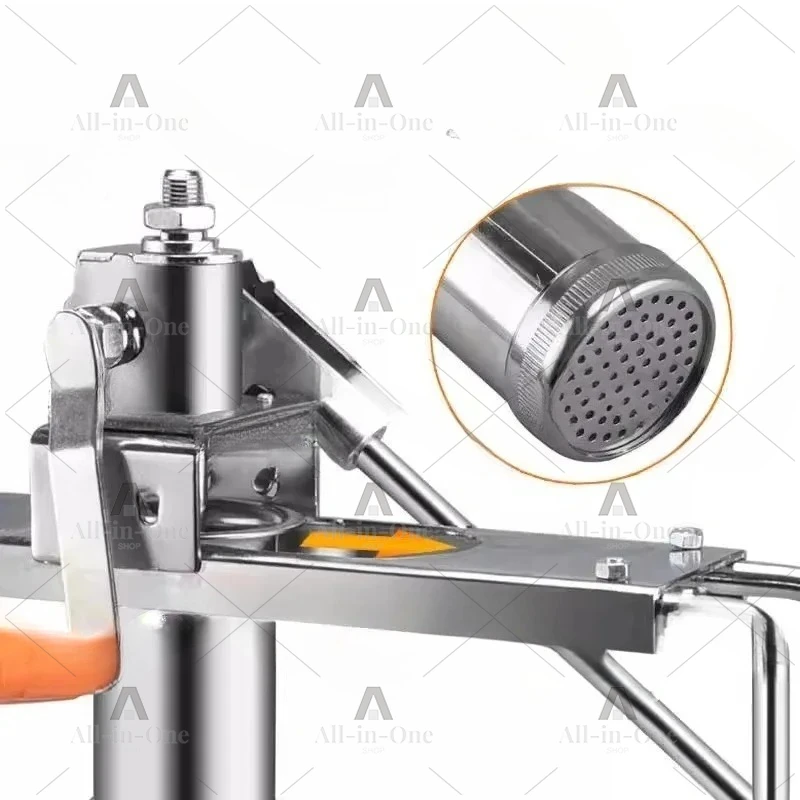 Household  Stainless Steel Noodles Maker Manual Pasta Pressing Machine Hand Crank Cutter
