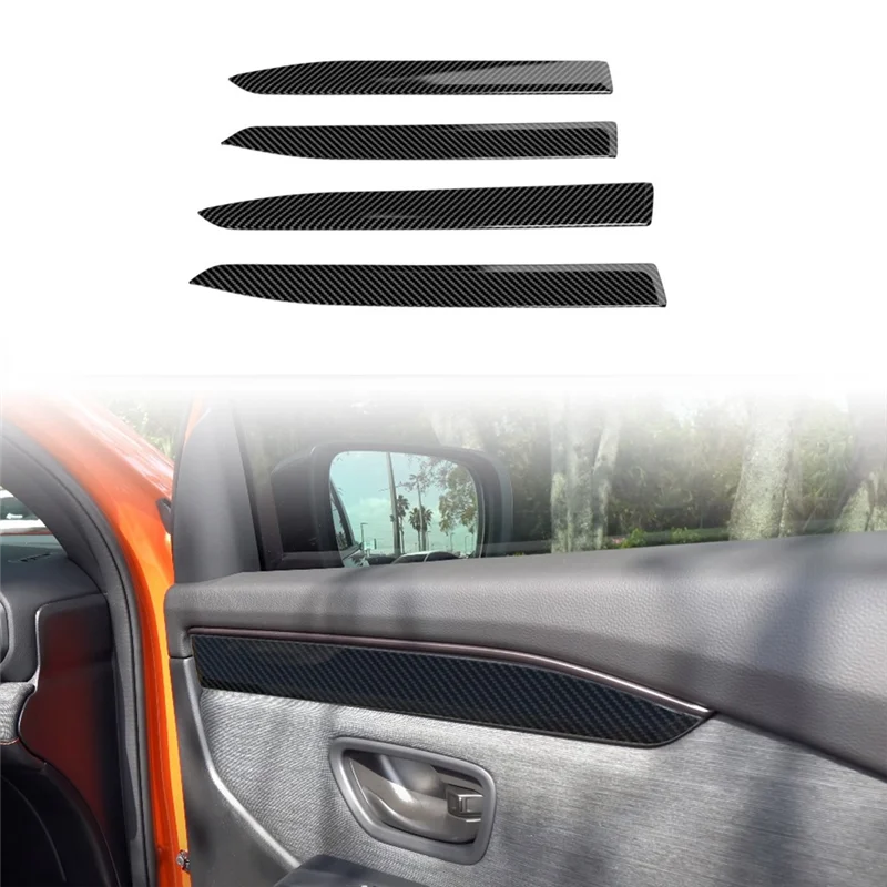 

Car Interior Accessories For Honda Passport 2026- ABS Carbon Fiber Trim Cover For Inner Door Panels