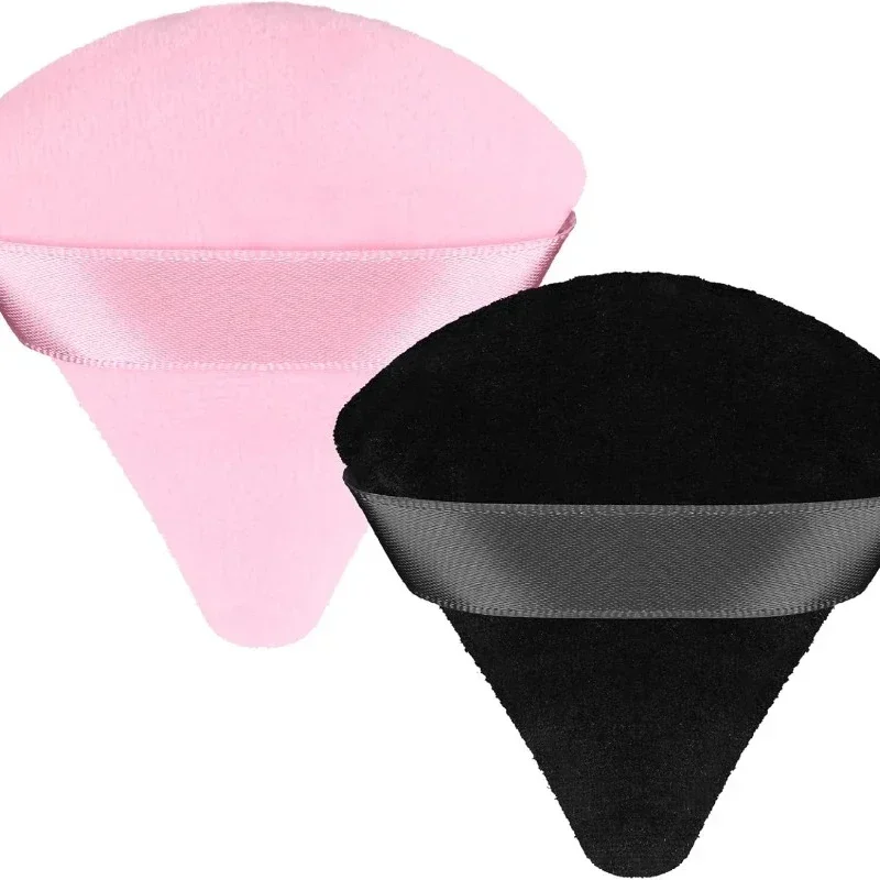 2 قطعة مسحوق نفخة ماكياج مثلث لينة مسحوق الإسفنج قابلة لإعادة الاستخدام مثلث الإسفنج مع حزام لمستحضرات التجميل الأساس الرطب الجاف ماكياج #6