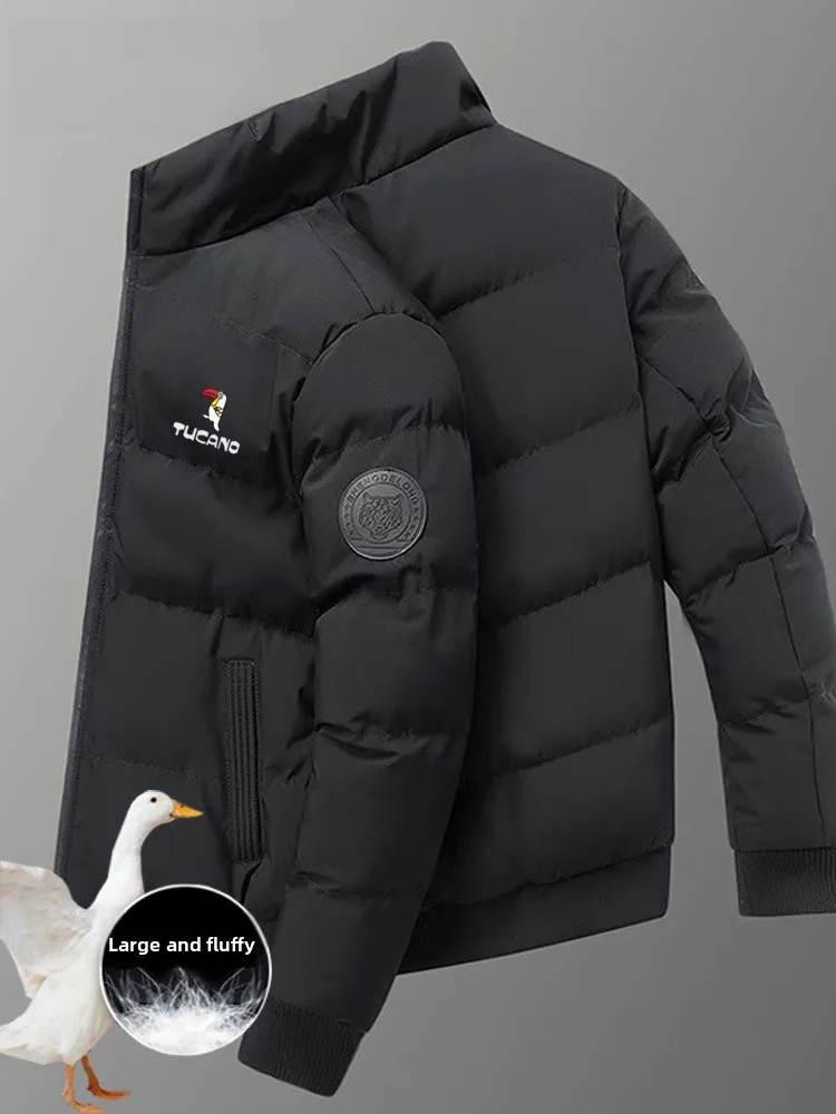 

TUCANO Зимняя хлопковая мужская теплая верхняя одежда с воротником-стойкой и воротником-стойкой Faion Urban Sle из полиэфирного волокна