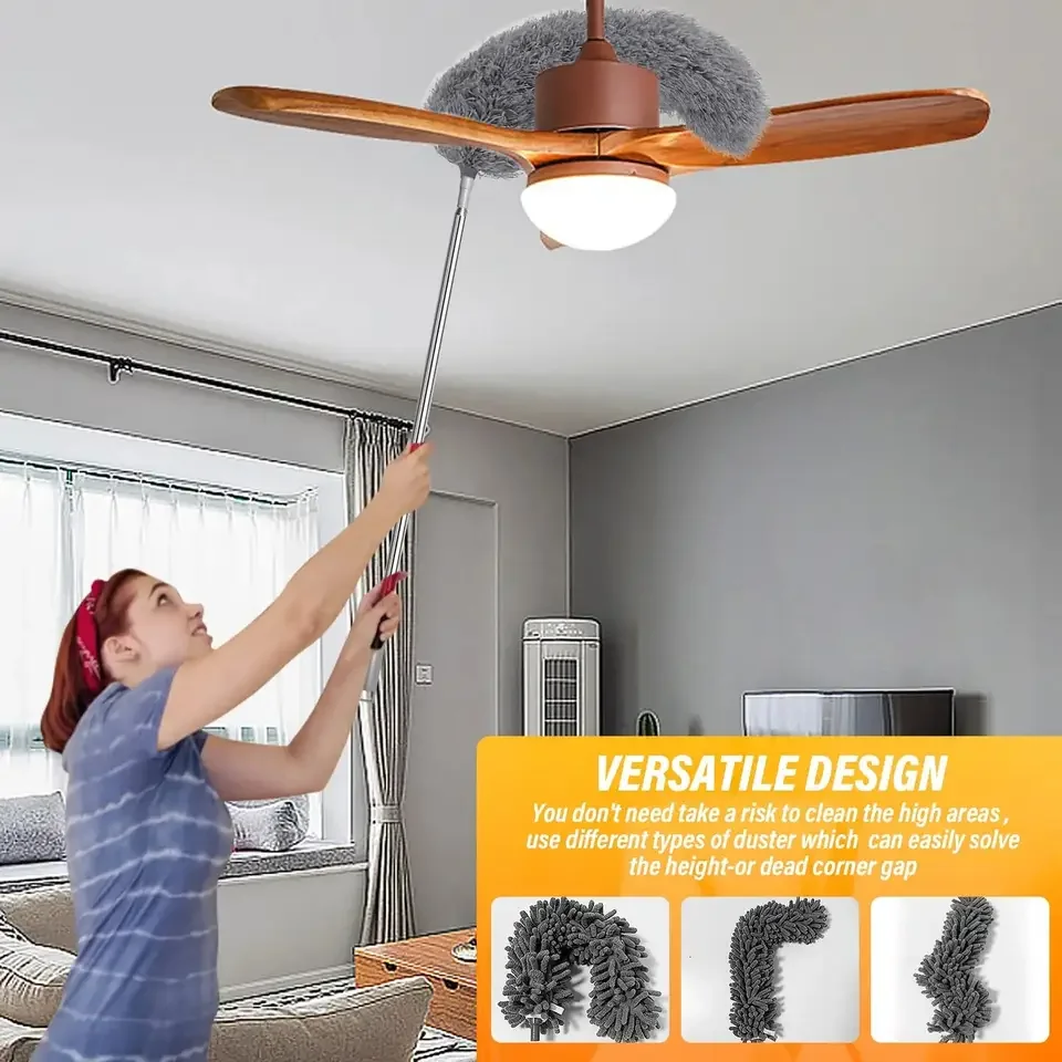 

Портативная щетка для сбора пыли из сверхтонкого волокна, инструменты для пыли, выдвижная щетка для чистки автомобильной мебели, бытовые чистящие средства