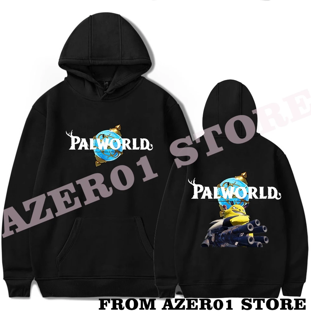 

Palworld Grizzbolt Pals Logo Merch Hoodies Winter Men/Women Hooded Sweet Streetwear Long Sleeve Sweatshirt