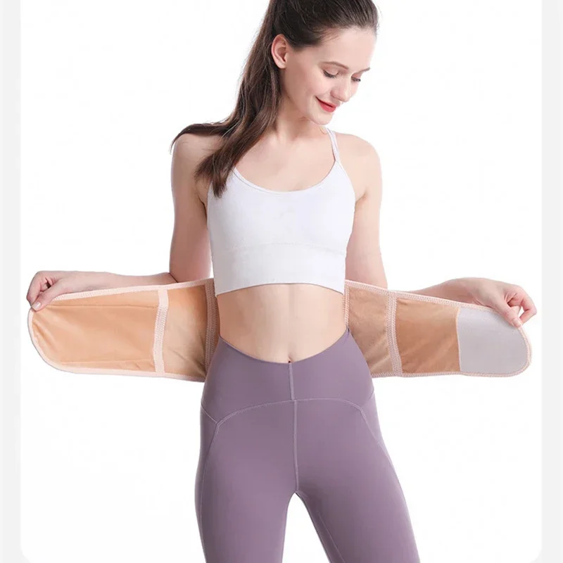 Adjustable Back Lumbar Warmer Belt Rheumatic Back Pain Thermal Brace Stomach Waist Support Kidney Binder Waistband Stomach Wrap