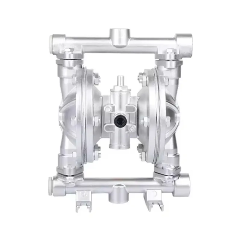 High Capacity PTFE Lined Pneumatic Double Diaphragm Pump Large Flow Chemical Transfer System for Corrosive Media Handling